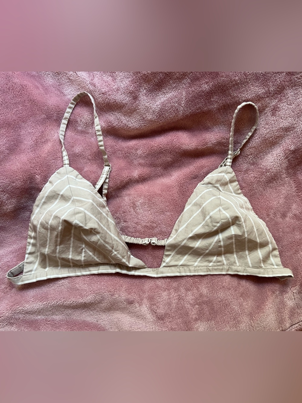 SKIMS Striped Triangle Bralette